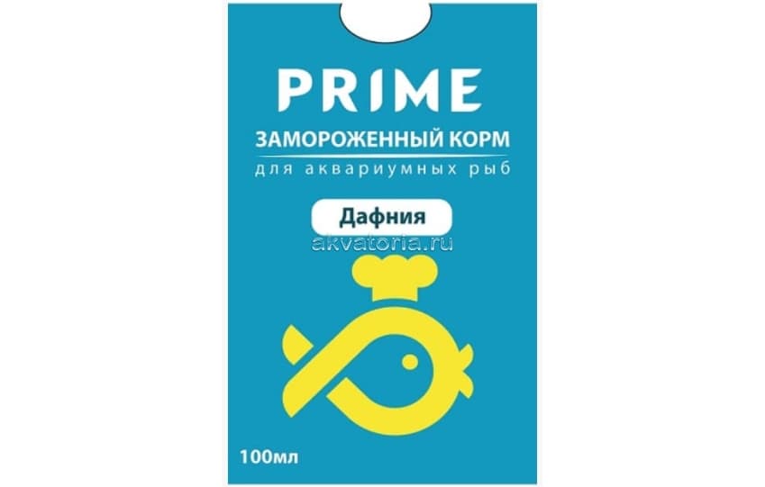 Корм для рыб замороженный Prime Дафния, 100 мл