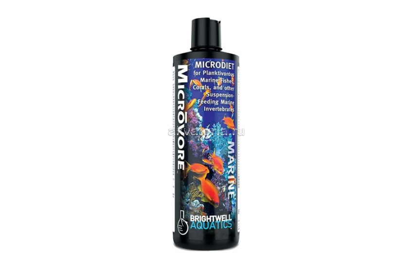 Пищевая добавка для кораллов Brightwell Aquatics Microvore, 250 мл