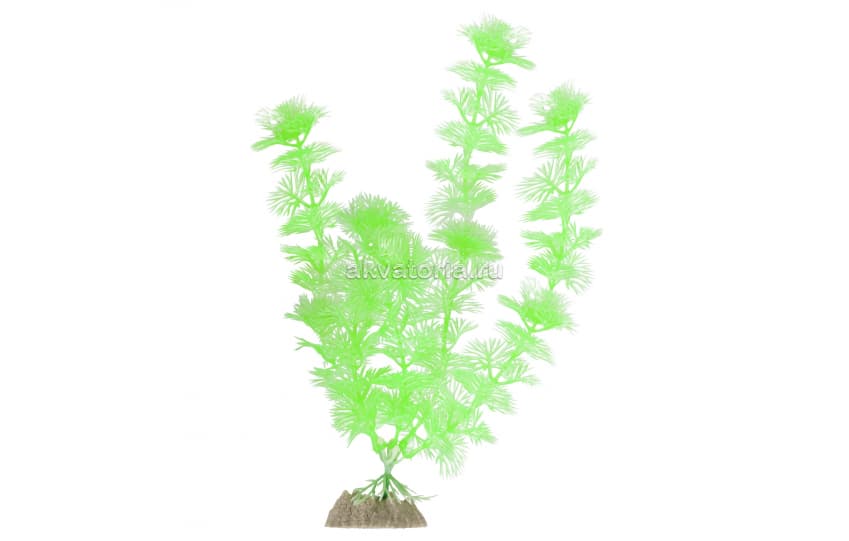 Искусственное растение флуоресцентное Glofish GLO, зелёное, 20,32 см