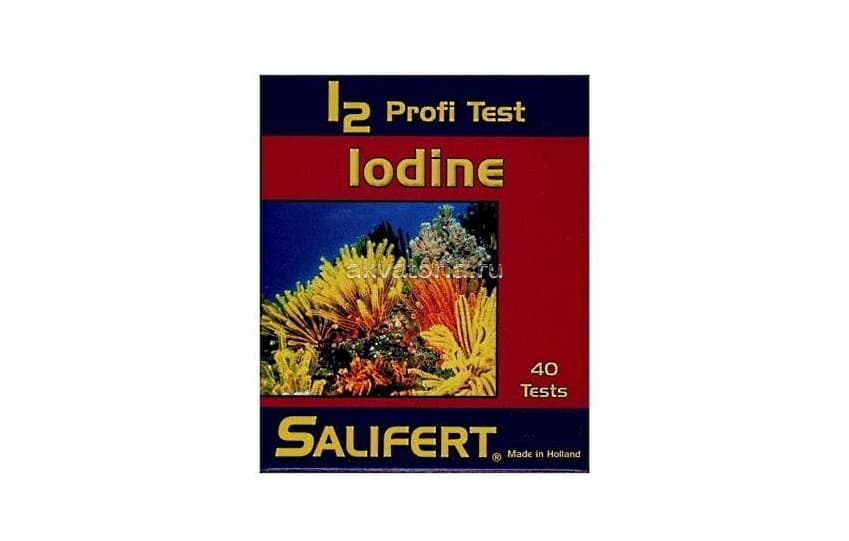 Тест на йод Salifert Iodine (I2) Profi-Test