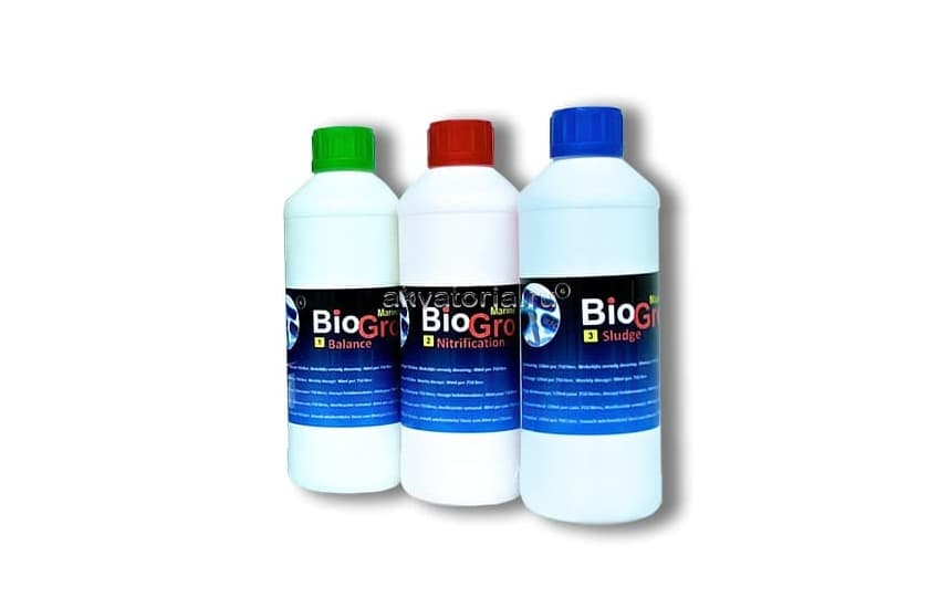Набор бактерий для рифового аквариума DVH BioGro 123 Marine, 500 мл
