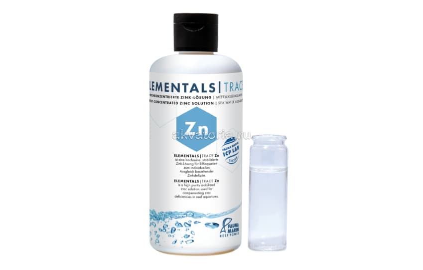 Добавка цинка Fauna Marin ELEMENTALS Zn, 250 мл