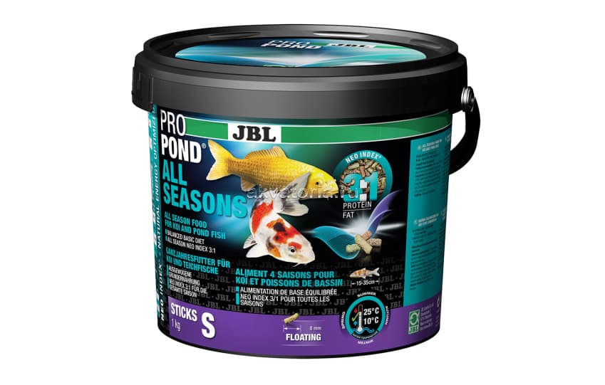 Корм всесезонный JBL ProPond All Seasons S, 1 кг