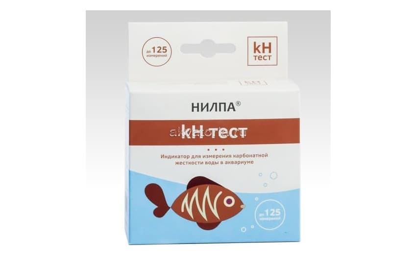 Тест НИЛПА для измерения в аквариуме карбонатной жесткости (KH)
