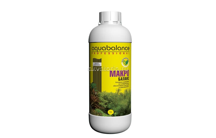 Удобрение для аквариумных растений Aquabalance МАКРО-БАЛАНС, 1 л