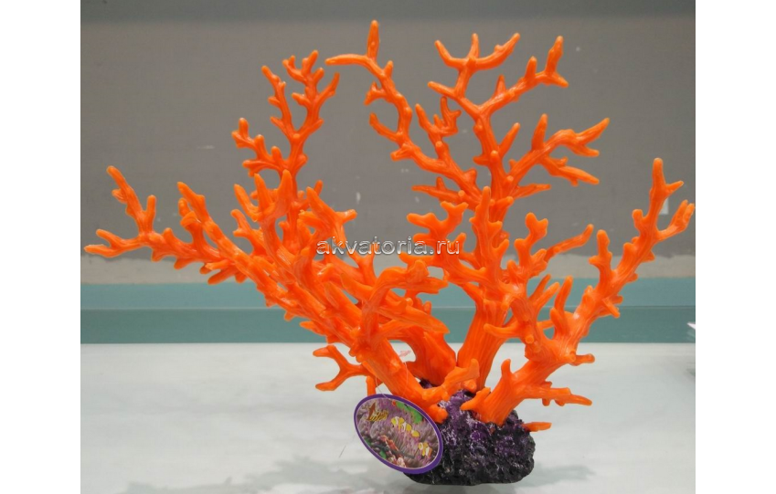 Искусственный коралл Vitality оранжевый (SH9106MOR)