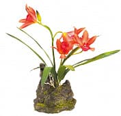 Искусственное растение Lucky Reptile "Орхидея красная", 40 см