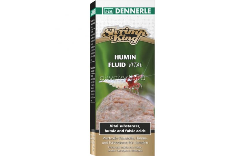 Добавка гуминовых кислот Dennerle Shrimp King Humin Fluid Vital, 100 мл