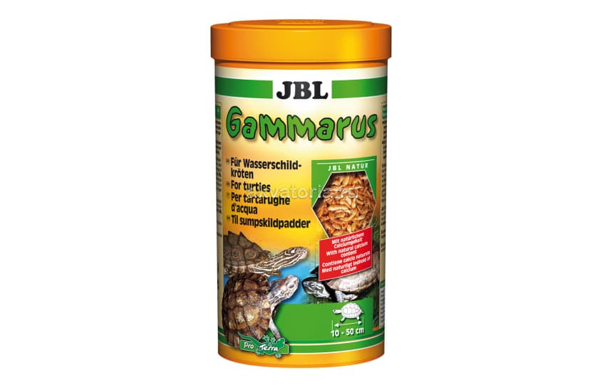 Корм для водных черепах JBL Gammarus, 1 л