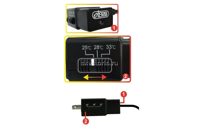 Нагреватель с предустановленной температурой Ista Fixed Temperature Heater, 120 Вт