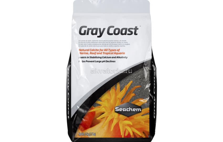 Грунт Seachem Gray Coast, 3,5 кг