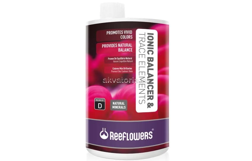 Набор для баллинга D ReefFlowers Ionic Balancer & Trace Elements D, 3 л