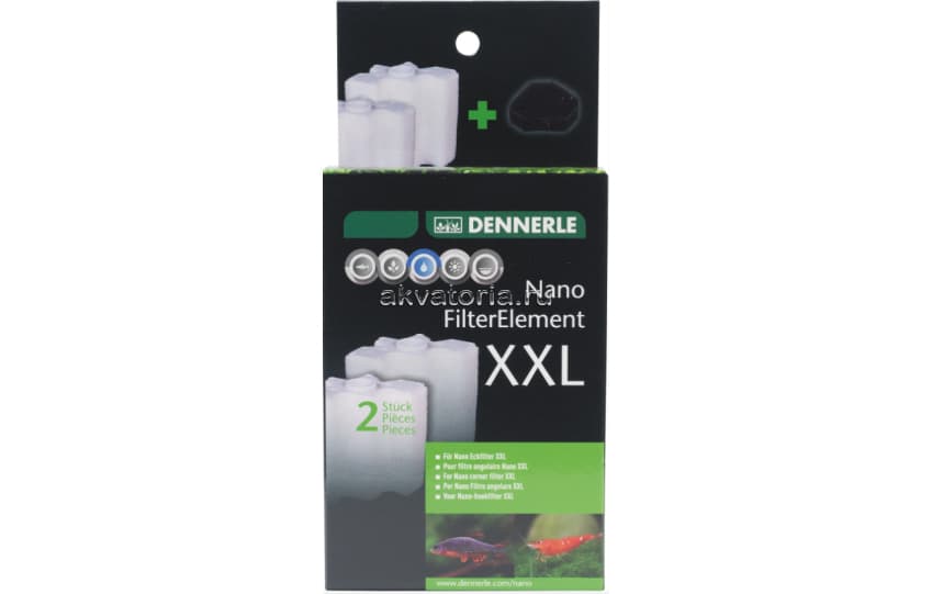 Картриджи для внутренних фильтров Dennerle Nano filter XXL, 2 шт
