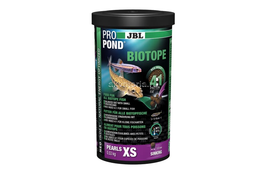 Корм JBL ProPond Biotope XS, 530 г