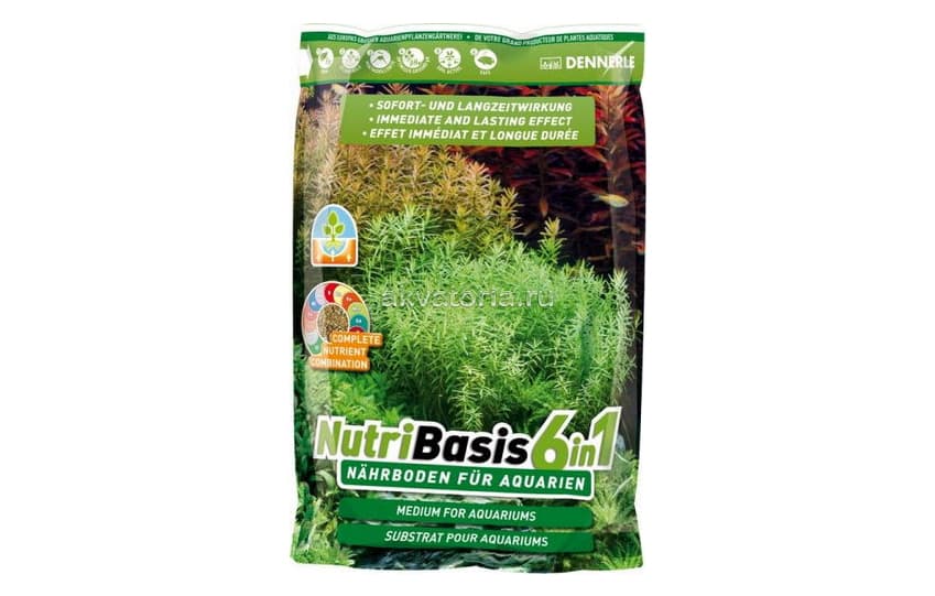 Питательная подложка для растений Dennerle NutriBasis 6 in 1, 4,8 кг