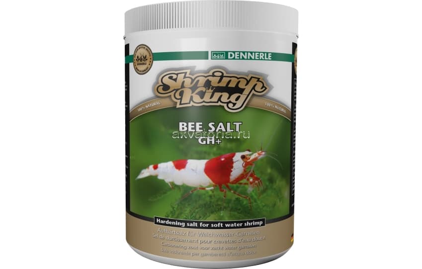 Минеральная соль для повышения GH+ Dennerle Shrimp King Bee Salt, 1 кг