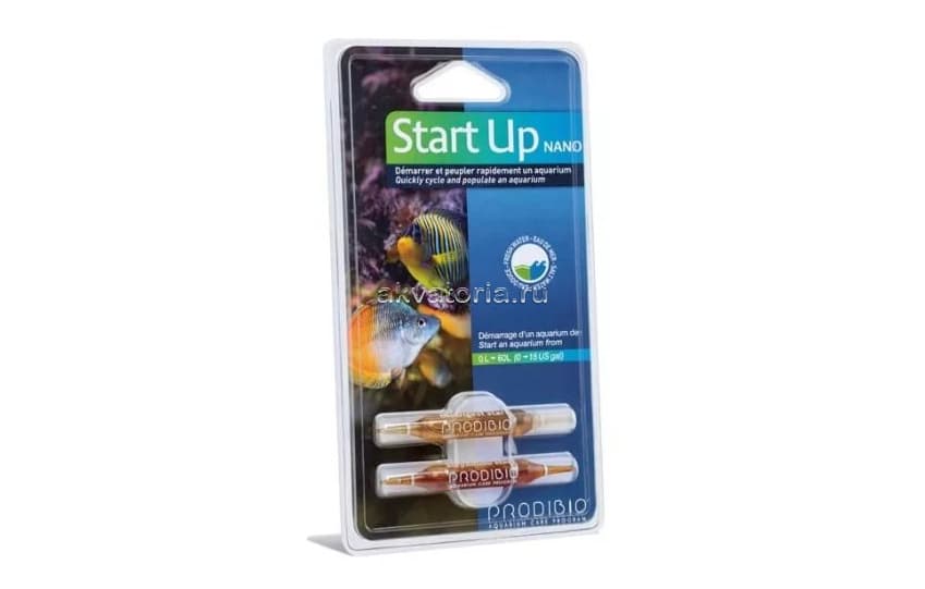 Набор препаратов для быстрого запуска аквариума  Prodibio Start Up nano, до 60 л