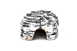 Декорация керамическая NOVAMARK TERRA Укрытие Сланец S, белая