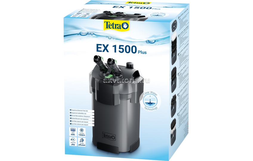 Внешний аквариумный фильтр Tetra EX 1500 plus