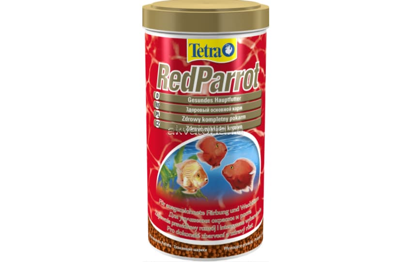 Корм Tetra Red Parrot, гранулы, для красных попугаев, 1 л
