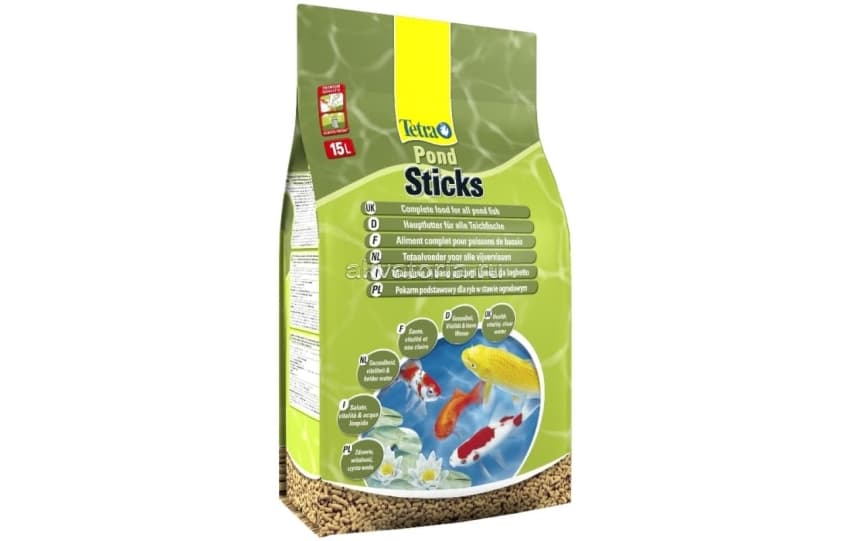 Корм для прудовых рыб Tetra Pond Sticks, гранулы, 15 л