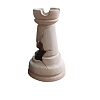 Аквариумная декорация Gloxy Шахматная фигура Ладья белая