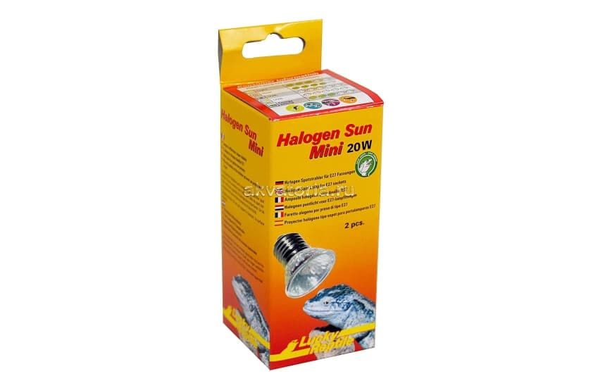 Галогенная лампа Lucky Reptile Halogen Mini, 20 Вт, 2 шт