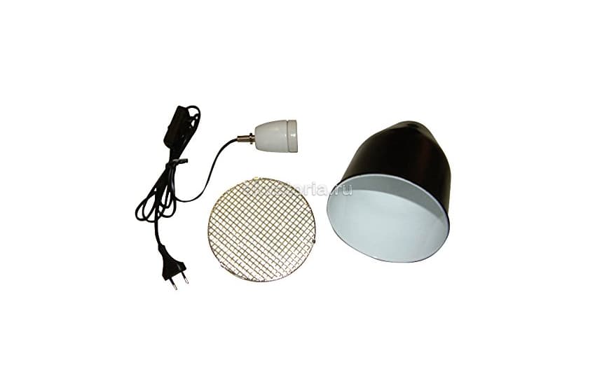 Светильник-отражатель без разъема Thermo Socket Plus Reflector Pro, черный