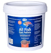 Корм для декоративных рыб Anubias All Fish Opti Pellets, гранулы 0,8 мм, 4 кг, ведро