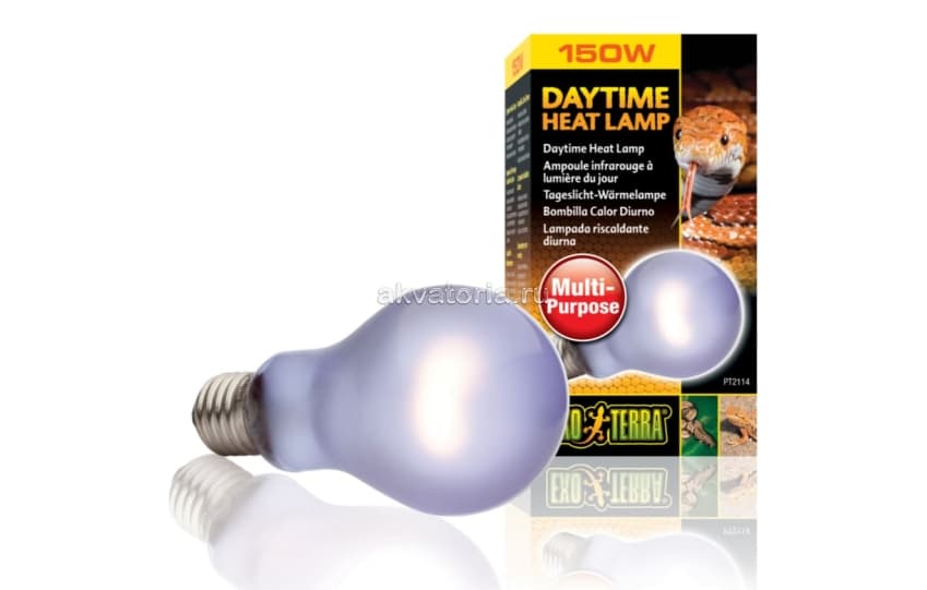 Террариумная неодимовая лампа Hagen Exo Terra  Daytime Heat lamp (PT2114), 150 Вт
