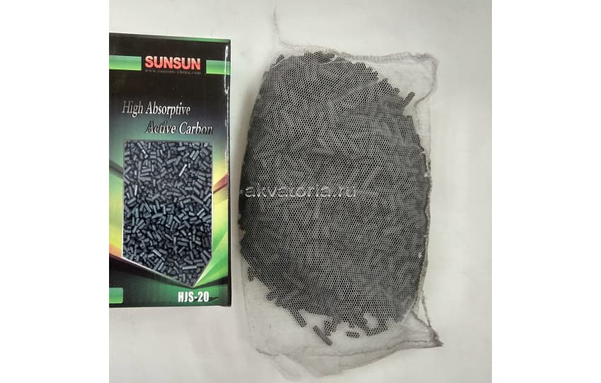 Активированный уголь Sunsun HJS-20, мелкий, 500 г