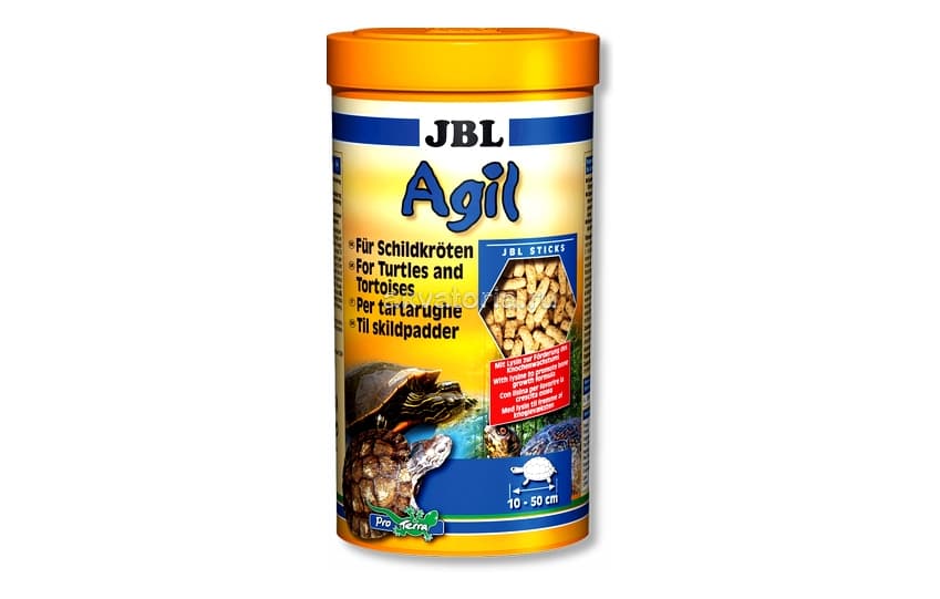 Корм для водных черепах JBL Agil, 1 л, палочки
