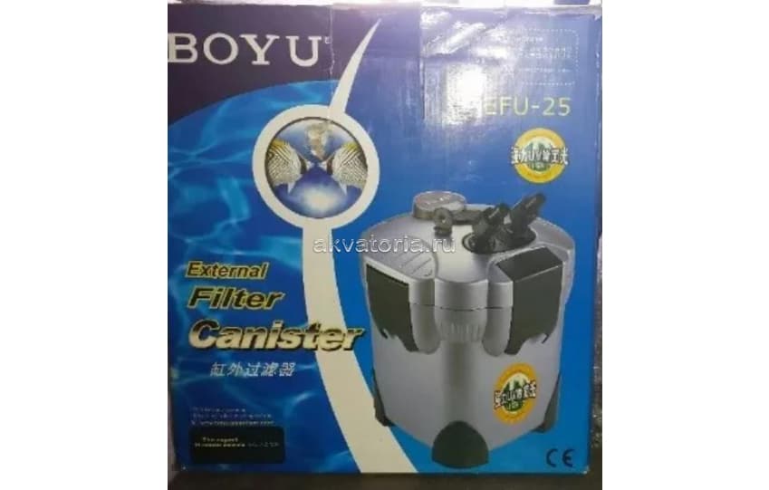 Внешний аквариумный фильтр Boyu Boyu EFU-25 + UV