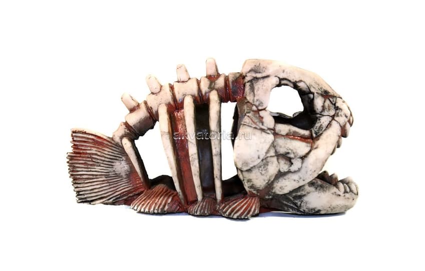 Аквариумная декорация Скелет рыбы DEKSI № 901