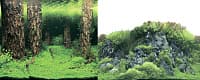 Фон-плёнка Prime 30×60 см, Затопленный лес/Камни с растениями