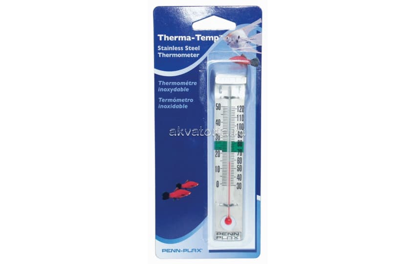 Термометр спиртовой металлический Penn Plax