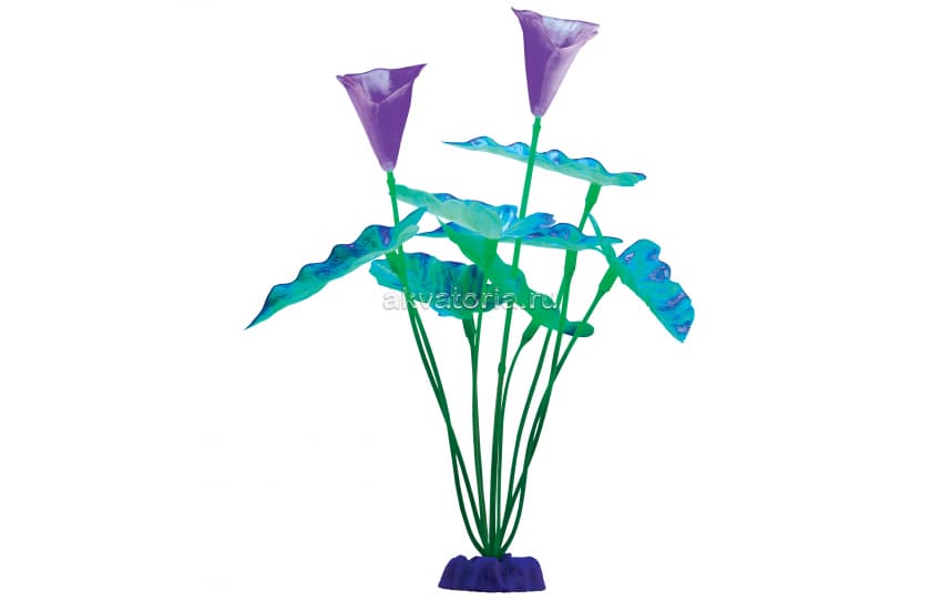 Искусственное растение флуоресцентное Glofish GLO, зелёное, 40 см