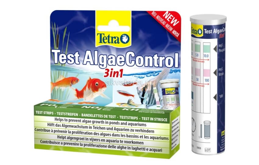 Набор 3 в 1 Tetra Test AlgaeControl, 25 полосок
