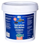 Корм для рыб со спирулиной Anubias Spirulina Opti Wafers, таблетки, 4 кг, ведро