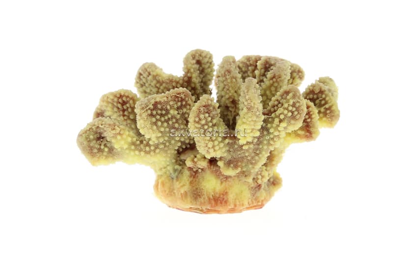 Искусственный коралл Vitality жёлтый (SH9027Y)