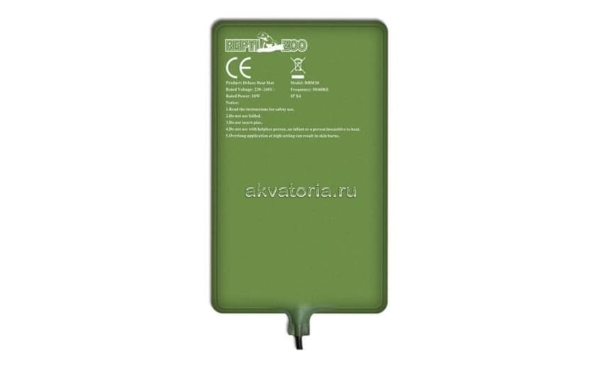 Термоковрик в защитном кожухе Repti-Zoo Deluxe Heat Mats (DHM10), 10 Вт, 15×25 см