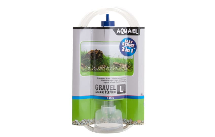 Сифон для очистки грунта Aquael Gravel and Glass Cleaner L 33 см