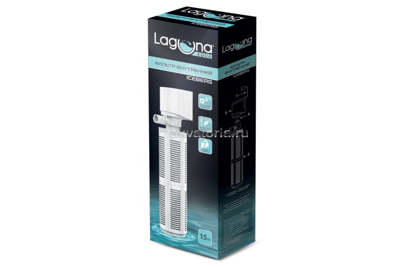 Внутренний аквариумный фильтр Laguna ICEBERG JY801F