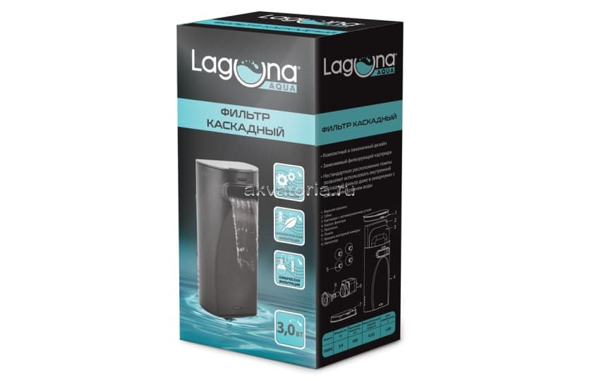 Внутренний аквариумный фильтр-водопад Laguna 700FC
