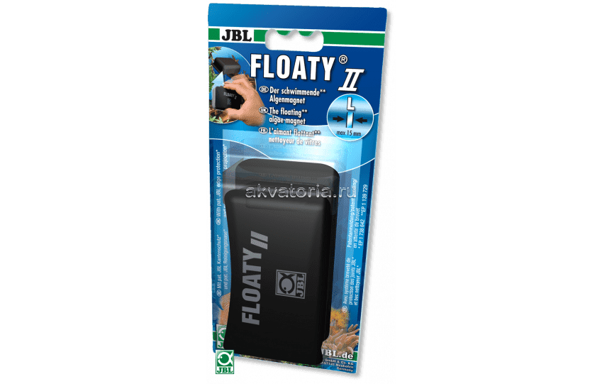 Скребок для аквариума магнитный JBL Floaty II L