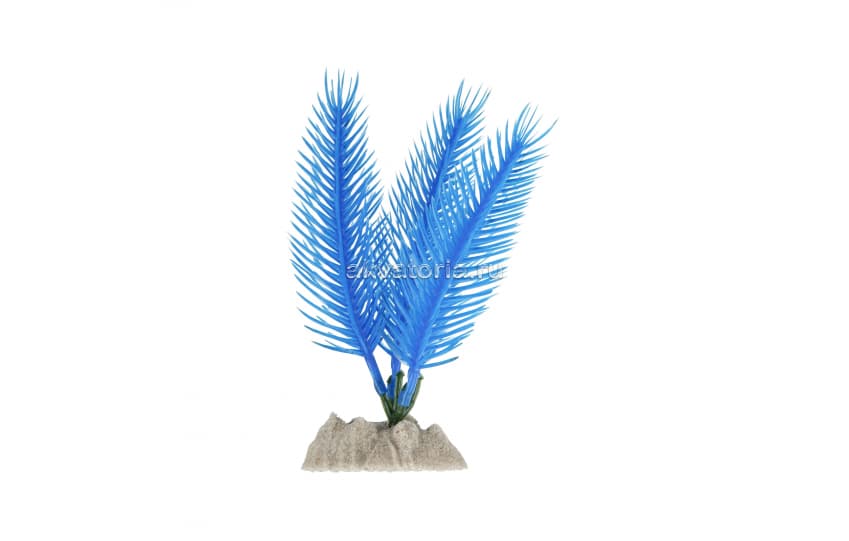 Искусственное растение флуоресцентное Glofish GLO, синее, 13 см