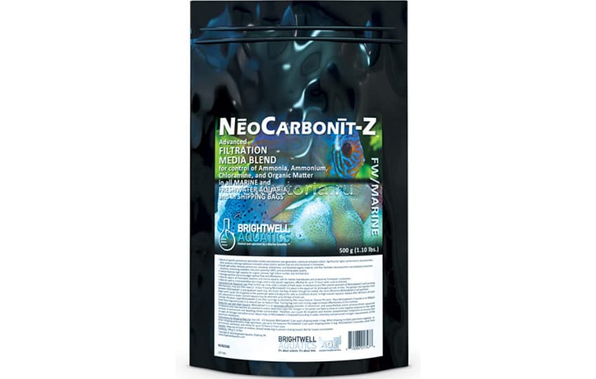 Наполнитель из смеси угля и цеолита Brightwell Aquatics NeoCarbonit-Z, 1 кг