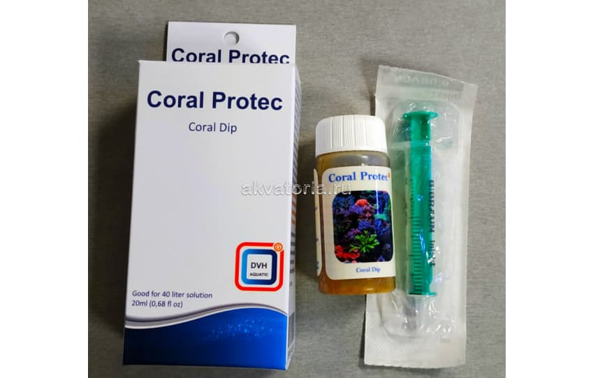 Раствор от вредителей для кораллов DVH Coral Protec, 20 мл