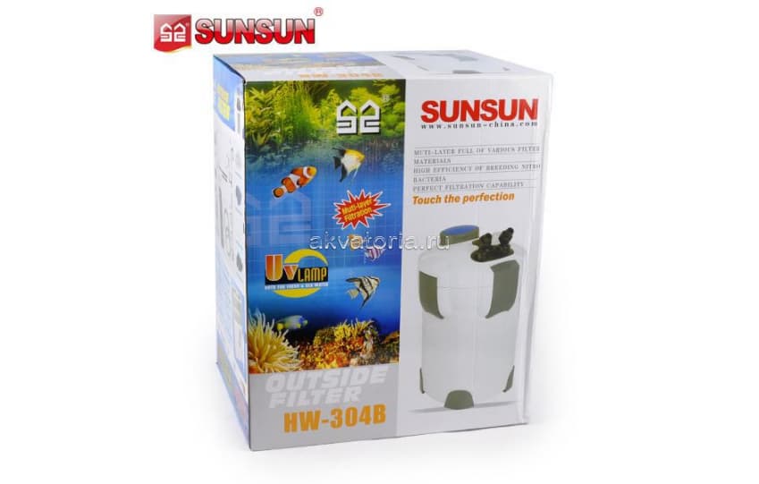 Внешний аквариумный фильтр SunSun HW-304B