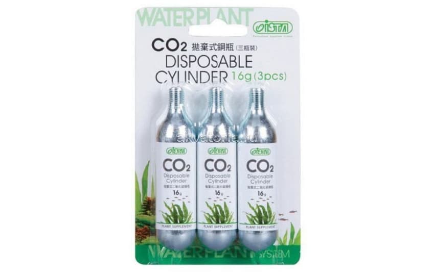 Баллоны одноразовые CO₂ ISTA, 16 г, 3 шт